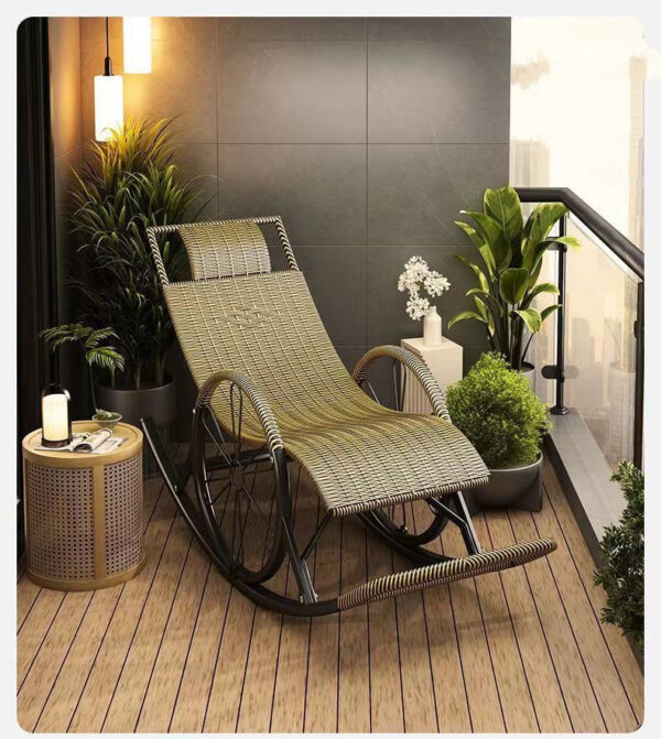 Rattan rocking chair