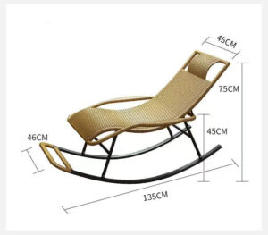 Rattan rocking chair