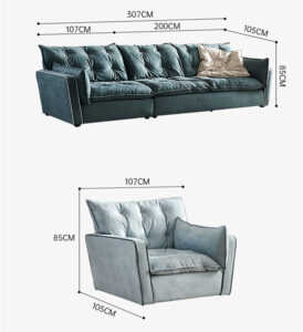 Fabric sofa