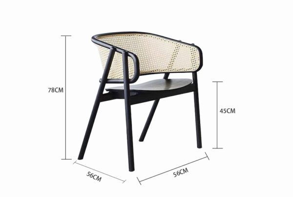 Single Dinning Rattan Chair